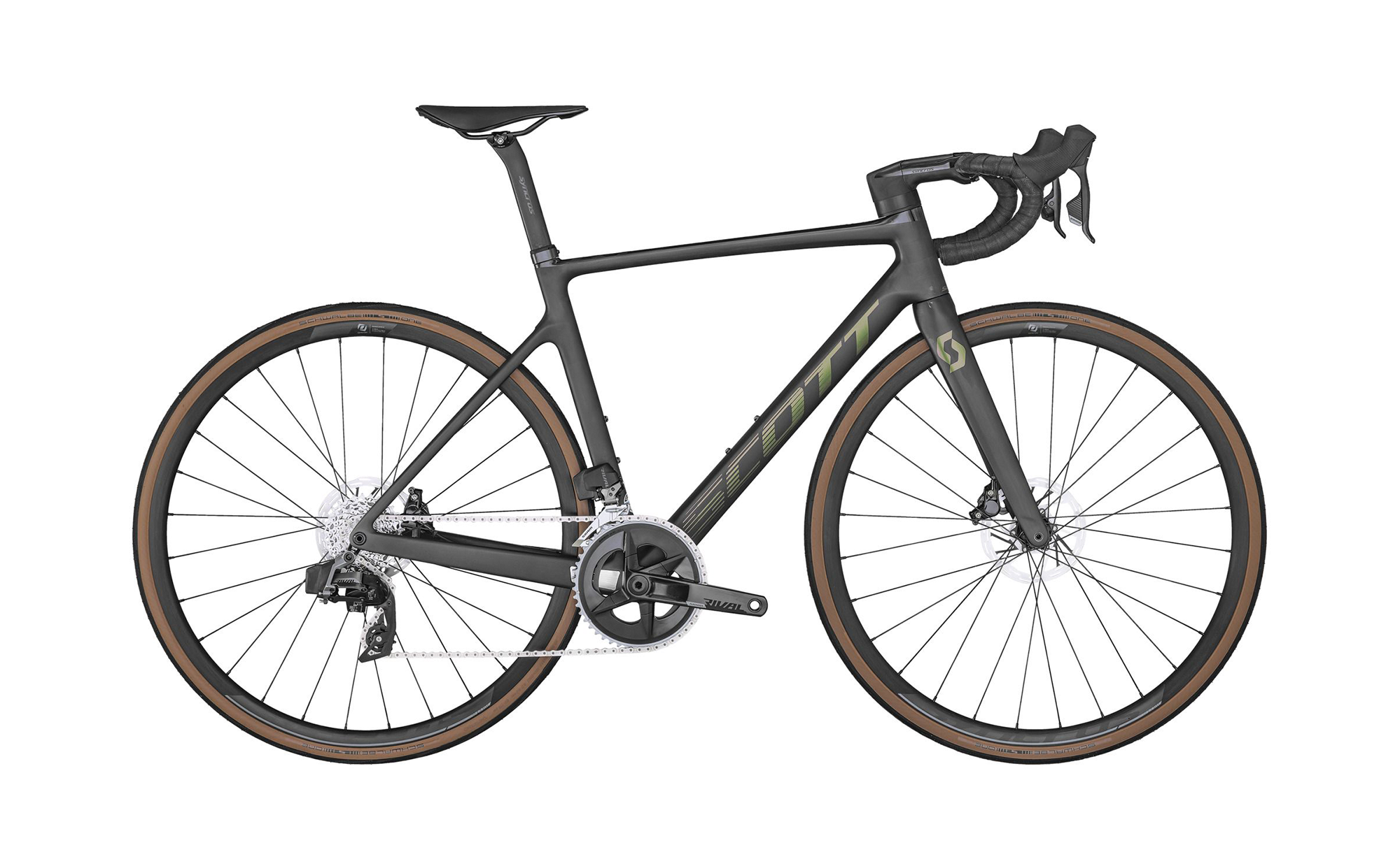 Scott Addict RC 30 Carbon Rennrad mit Carbon Gabel, Sram Rical AXS Komponenten und Syncros Teilen