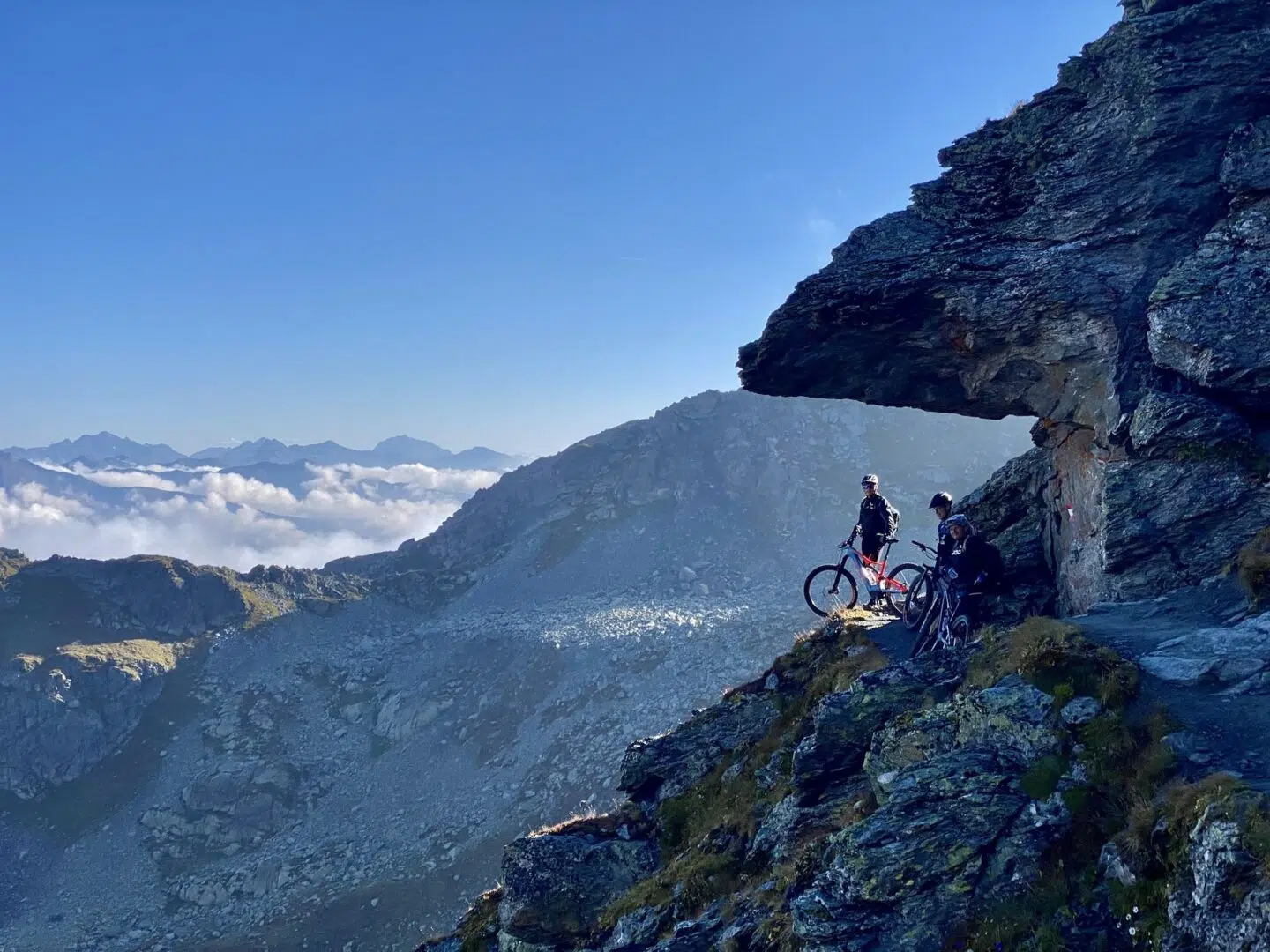 Der Harnische Höhenweg ist das Grenzgebiet zwischen Osttirol und Italien und bietet dank der vielen ehemaligen Militär Strassen wunderbares Bike Gebiet