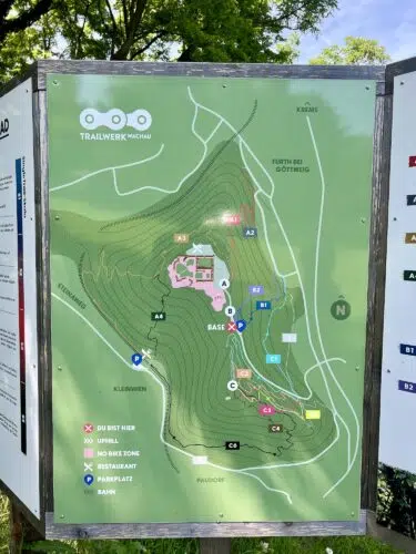 Trailwerk Wachau ein Netzwerk aus insgesamt 12 Trails für unterschiedliche Ansprüche